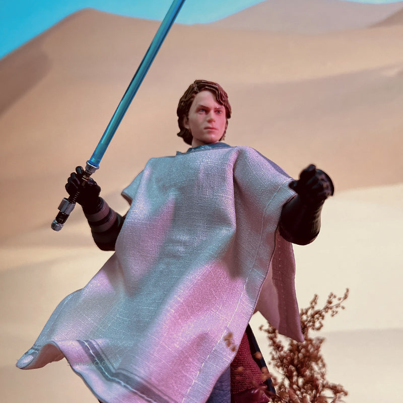 Custom 1/12 Clothing Accessories for Hasbro Star Wars Anakin Desert Coat 1/12