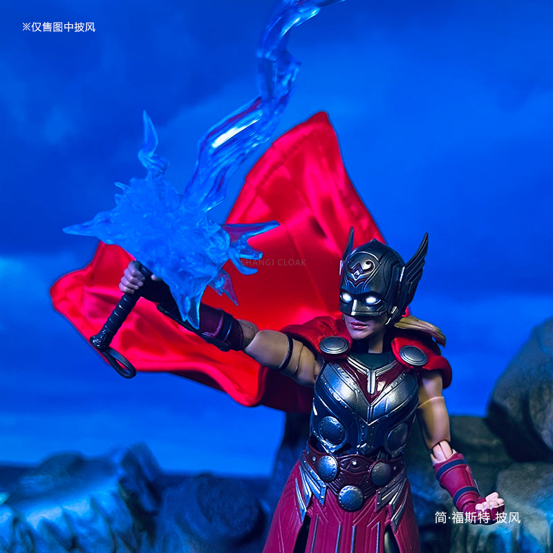 Custom 1/12 Clothing Accessories for S.H.Figuarts SHF Jane Foster Cloak 1/12