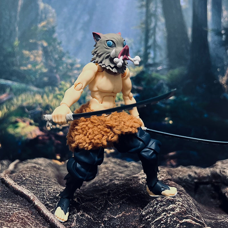 Custom 1/12 Clothing Accessories for Figma BUZZmod Inosuke Hashibira Skirt 1/12
