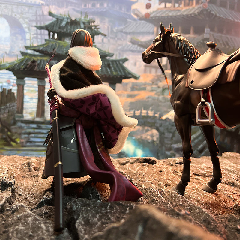 Custom 1/12 Clothing Accessories for Figma Ronin Cloak 1/12