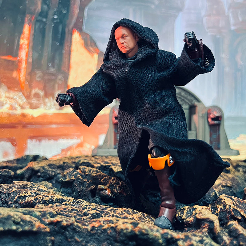Custom 1/12 Clothing Accessories for S.H.Figuarts SHF Star Wars Boba Fett Cloak 1/12