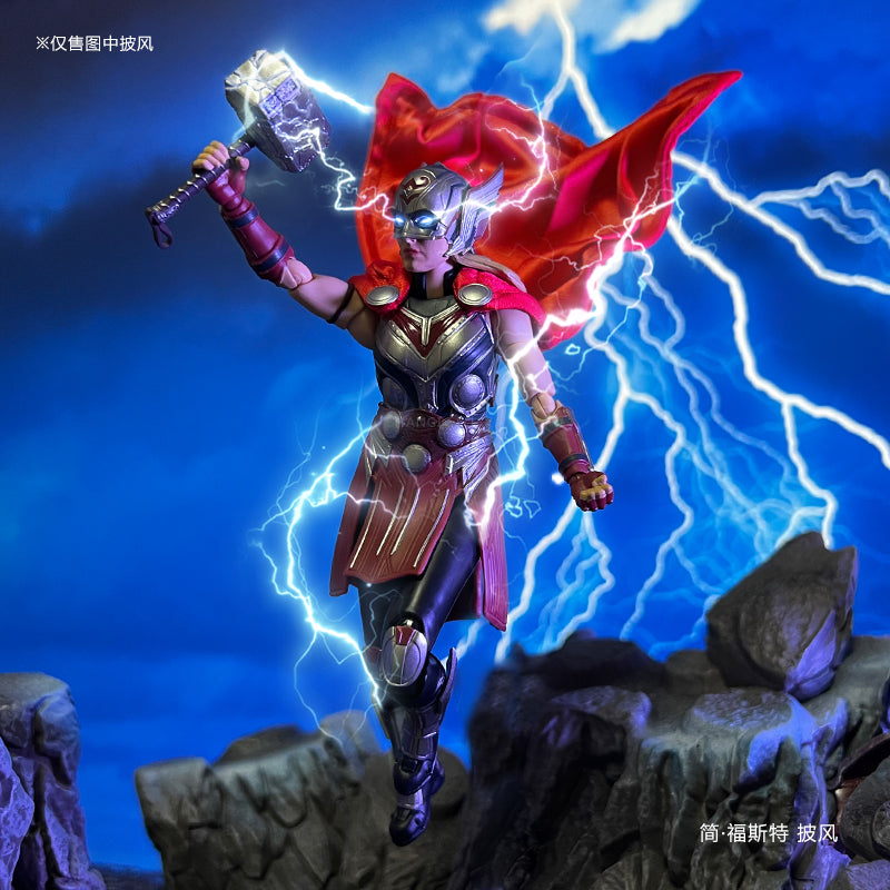 Custom 1/12 Clothing Accessories for S.H.Figuarts SHF Jane Foster Cloak 1/12