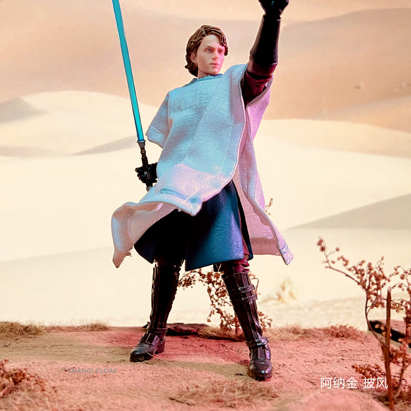Custom 1/12 Clothing Accessories for Hasbro Star Wars Anakin Desert Coat 1/12