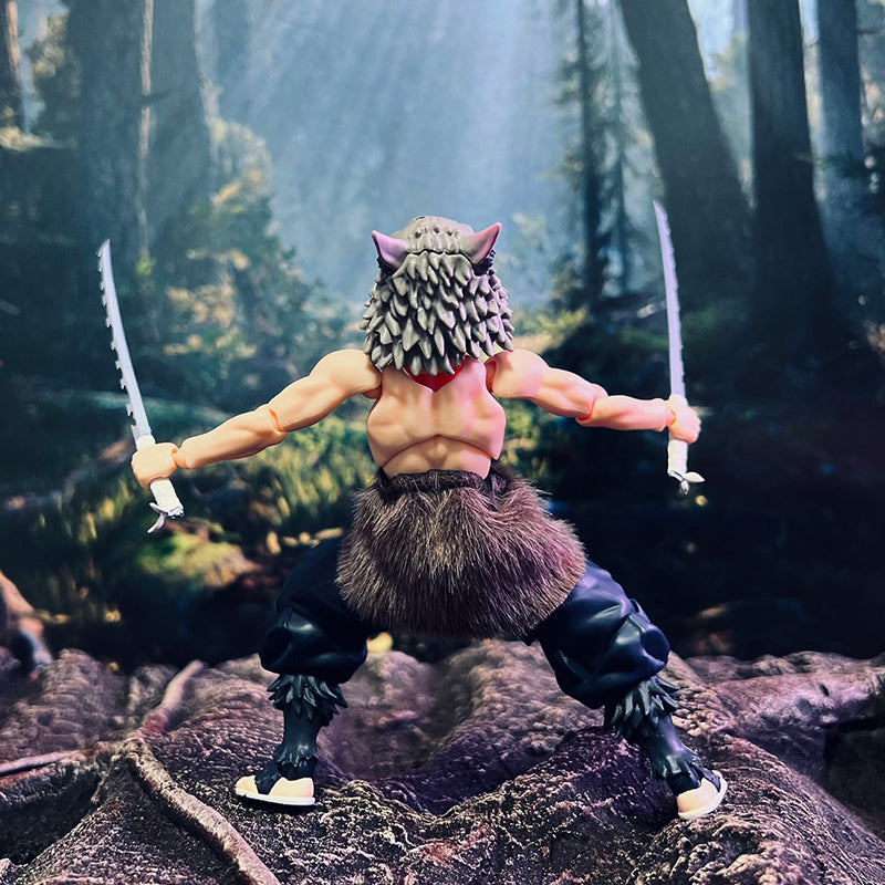 Custom 1/12 Clothing Accessories for Figma BUZZmod Inosuke Hashibira Skirt 1/12