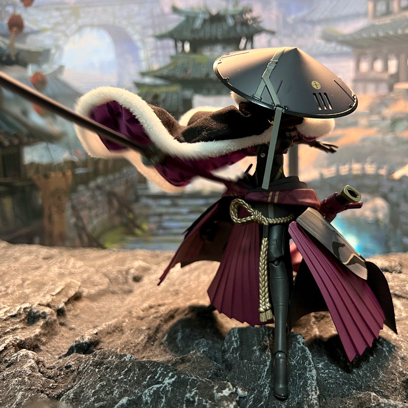 Custom 1/12 Clothing Accessories for Figma Ronin Cloak 1/12