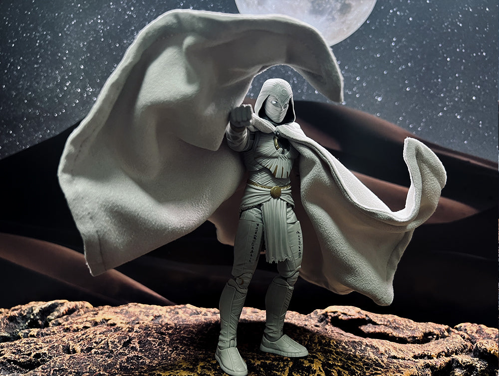 Custom 1/12 Clothing Accessories for Marvel Legends Moon Knight Cloak 1/12