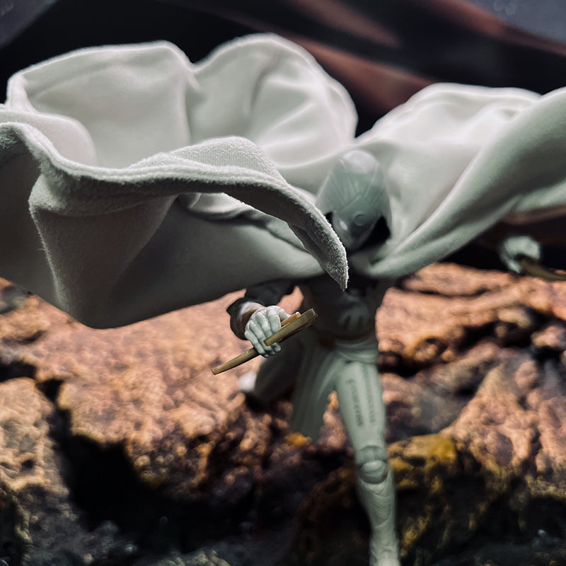Custom 1/12 Clothing Accessories for Marvel Legends Moon Knight Cloak 1/12