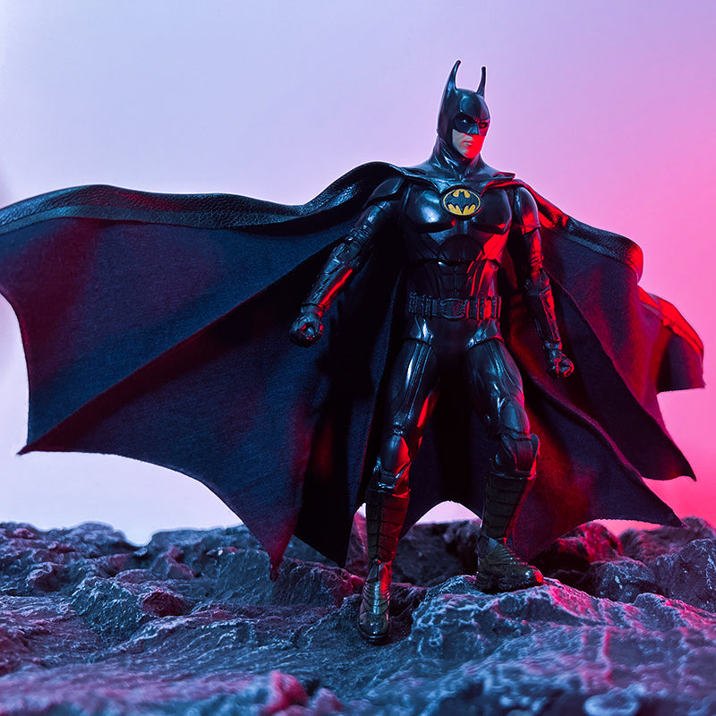 Custom 1/12 Clothing Accessories for Mcfarlane Batman Cloak 1/12