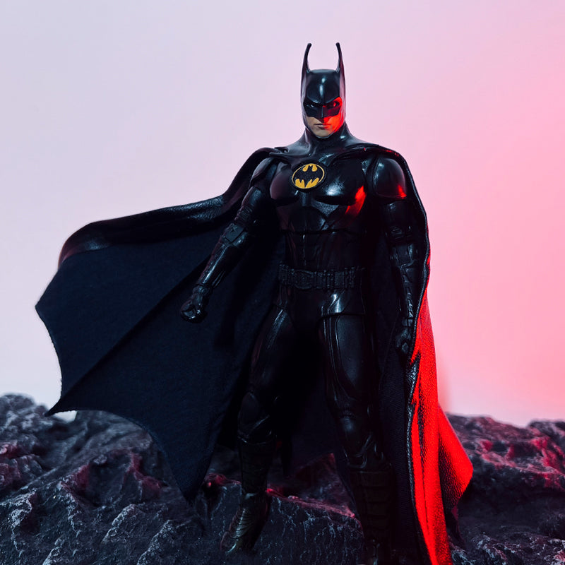 Custom 1/12 Clothing Accessories for Mcfarlane Batman Cloak 1/12