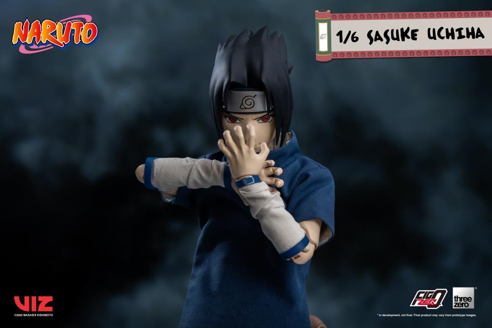 (Pre-Order) Threezero Naruto FigZero Sasuke Uchiha 1/6 Scale Collectible Figure
