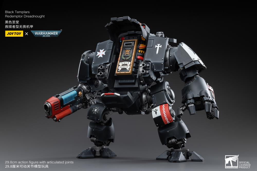Warhammer 40K Black Templars Redemptor Dreadnought 1/18 Scale Figure (In Stock)