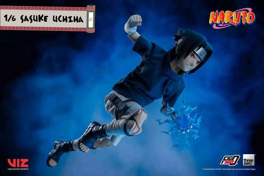 (Pre-Order) Threezero Naruto FigZero Sasuke Uchiha 1/6 Scale Collectible Figure