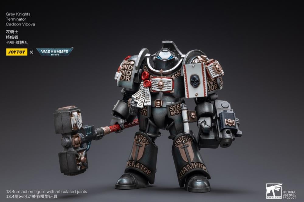 Warhammer 40K Grey Knights Terminator Caddon Vibova 1/18 Scale Figure (In Stock)