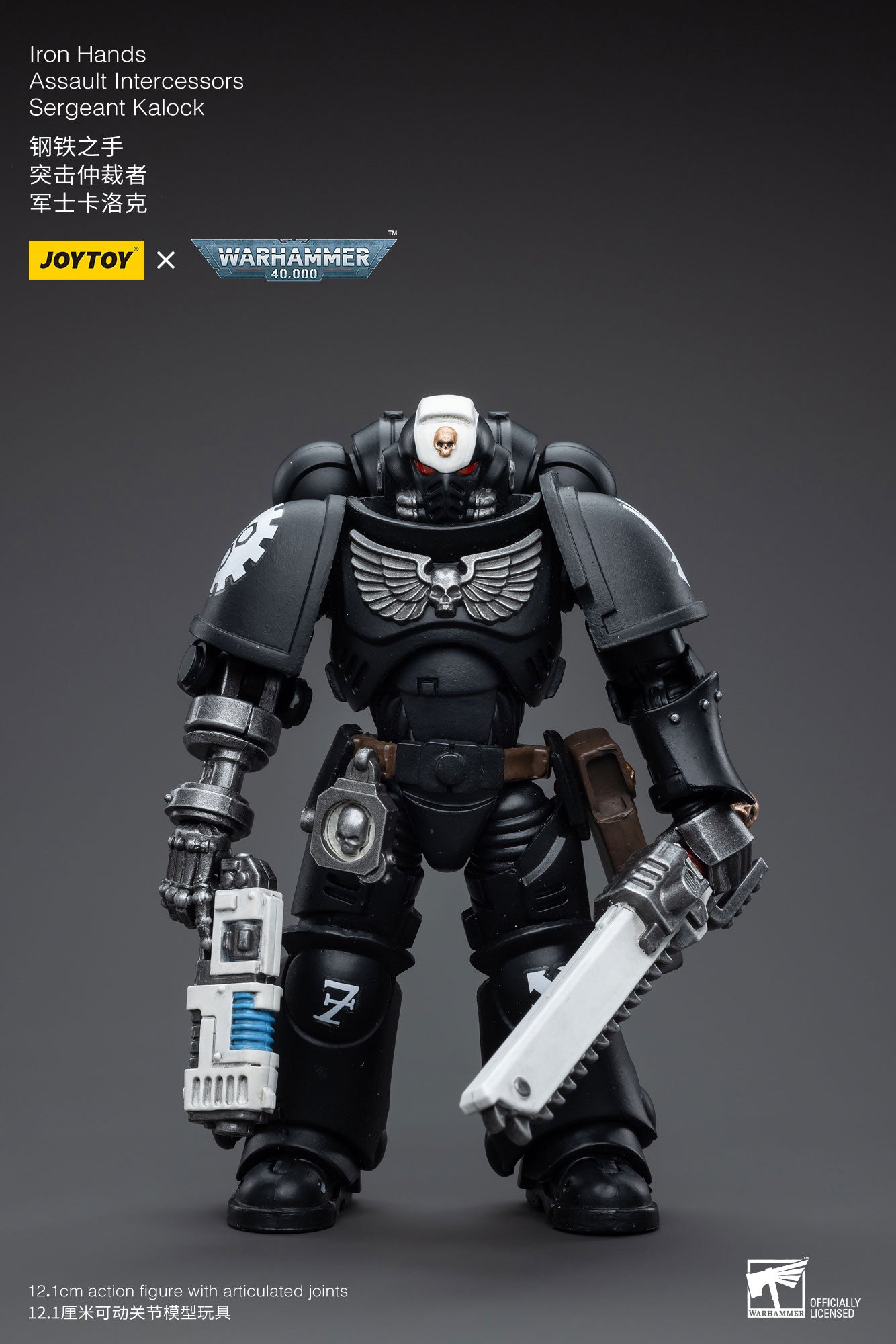 Warhammer 40K Iron Hands Assault Intercessors Sergeant Kalock (In Stock)