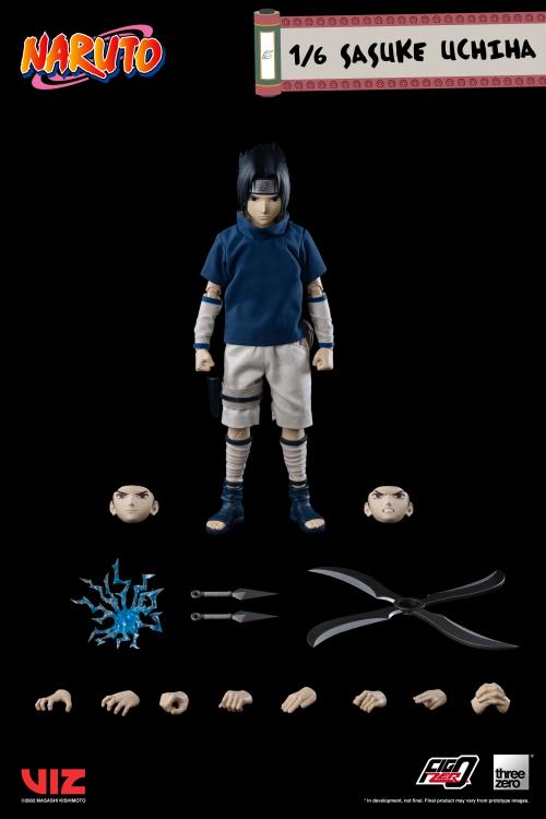 (Pre-Order) Threezero Naruto FigZero Sasuke Uchiha 1/6 Scale Collectible Figure