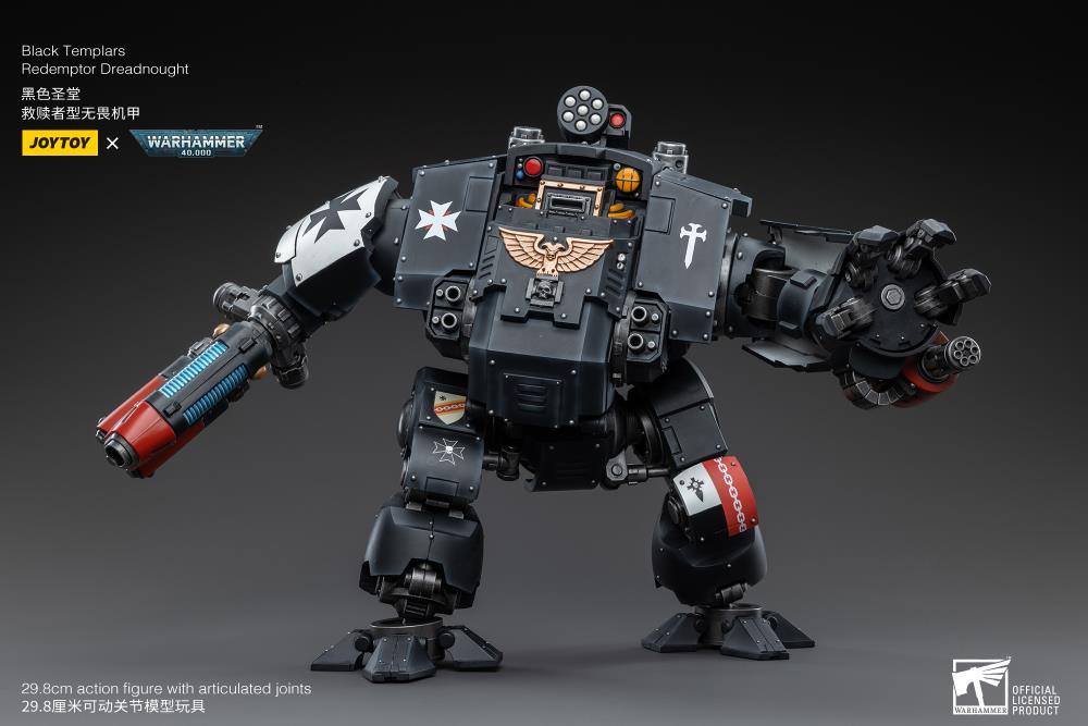 Warhammer 40K Black Templars Redemptor Dreadnought 1/18 Scale Figure (In Stock)