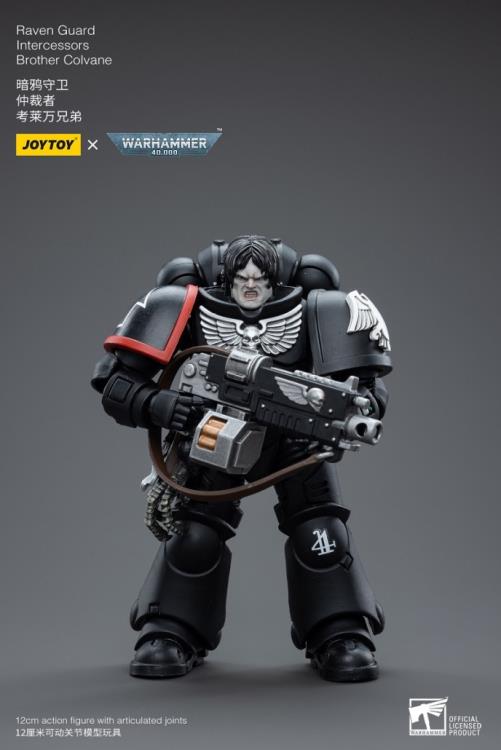Warhammer 40K Raven Guard Intercessors Brother Colvane 1/18 Scale Figure (In Stock)