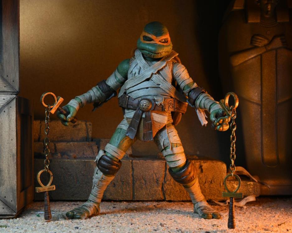 Neca Ninja Teenage Mutant Ninja Turtles Ultimate Michelangelo as The Mummy (In Stock)