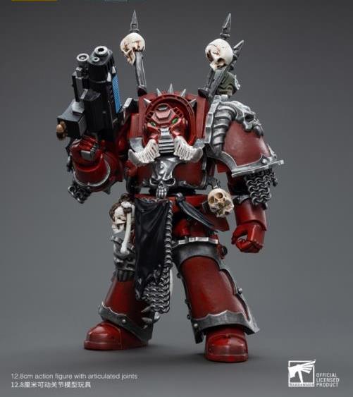 Warhammer 40k Chaos Space Marines Word Bearers Chaos Terminator Garchak Vash 1/18 Scale Figure (In Stock)
