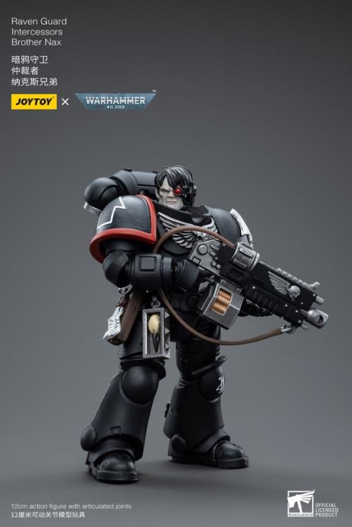 Warhammer 40K Raven Guard Intercessors Brother Nax 1/18 Scale Figure (In Stock)