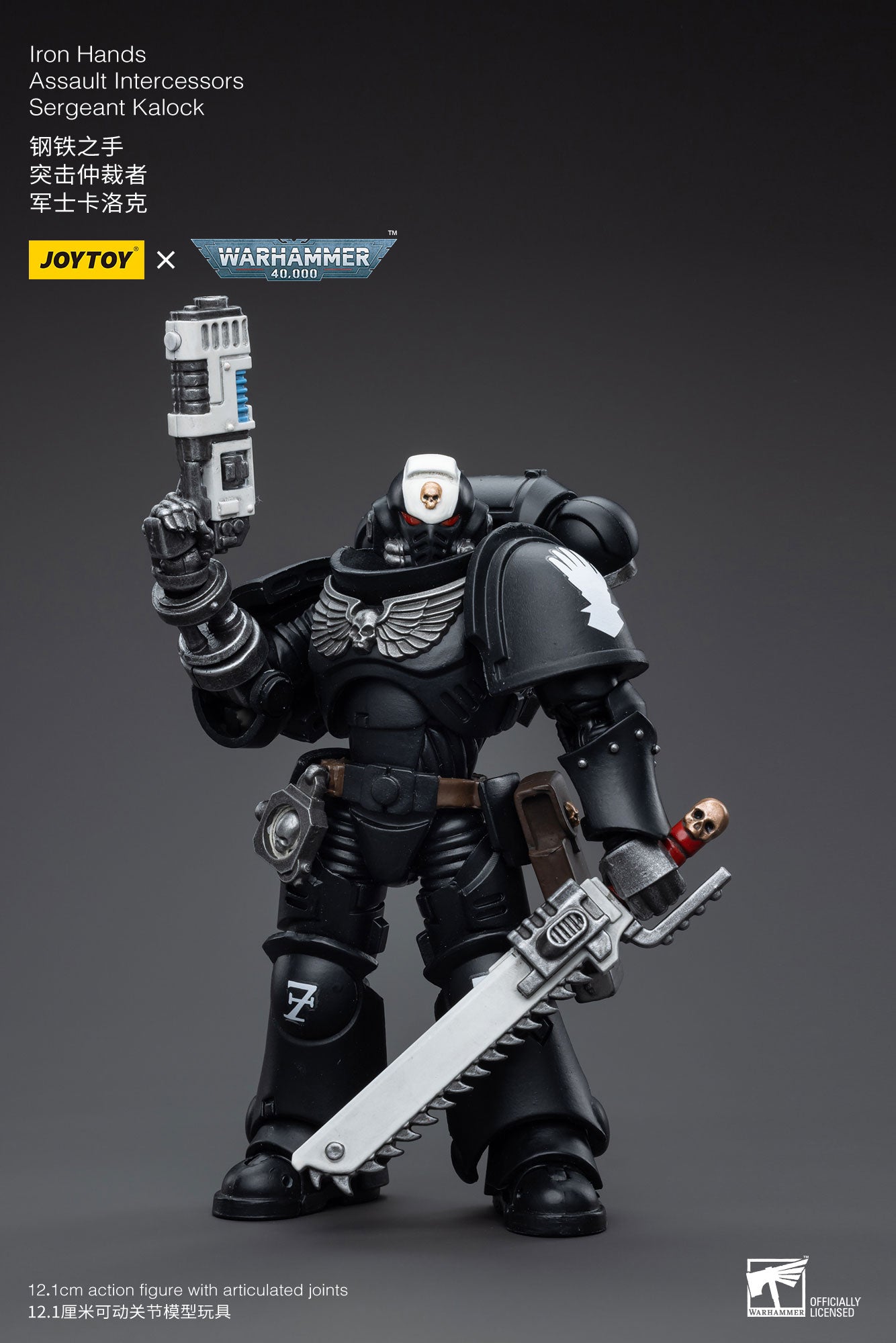 Warhammer 40K Iron Hands Assault Intercessors Sergeant Kalock (In Stock)