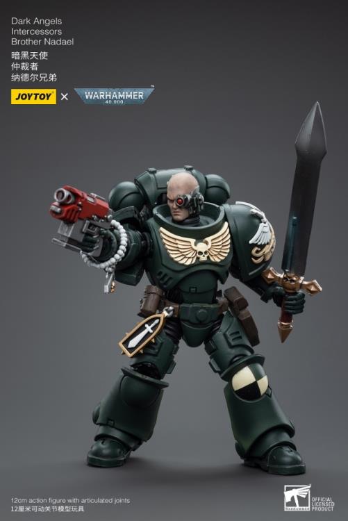 Warhammer 40k Dark Angels Intercessors Brother Nadael 1/18 Scale Figure (In Stock)