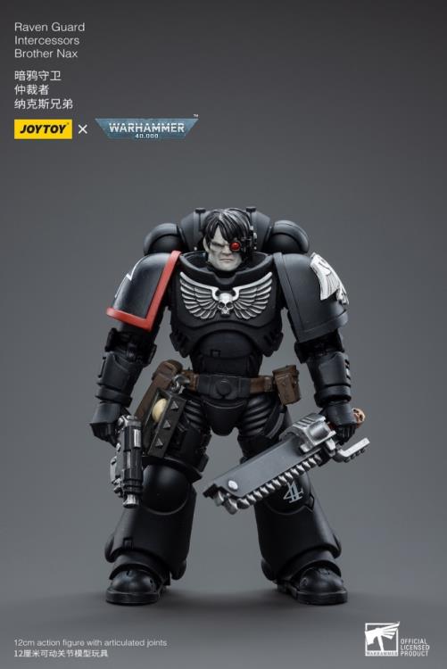 Warhammer 40K Raven Guard Intercessors Brother Nax 1/18 Scale Figure (In Stock)