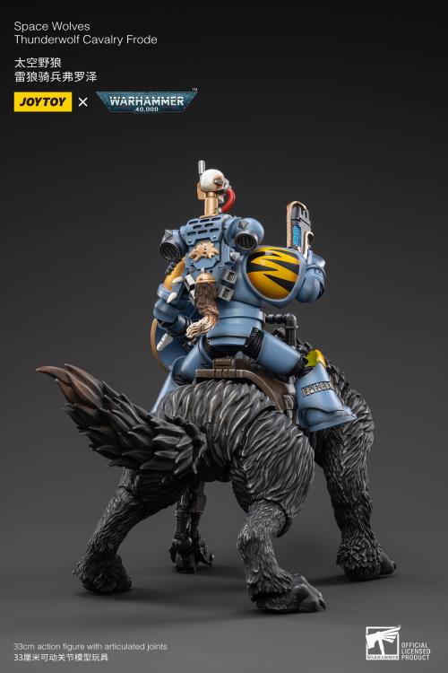 Warhammer 40K Space Wolves Thunderwolf Cavalry Frode 1/18 Scale Figure (In Stock)