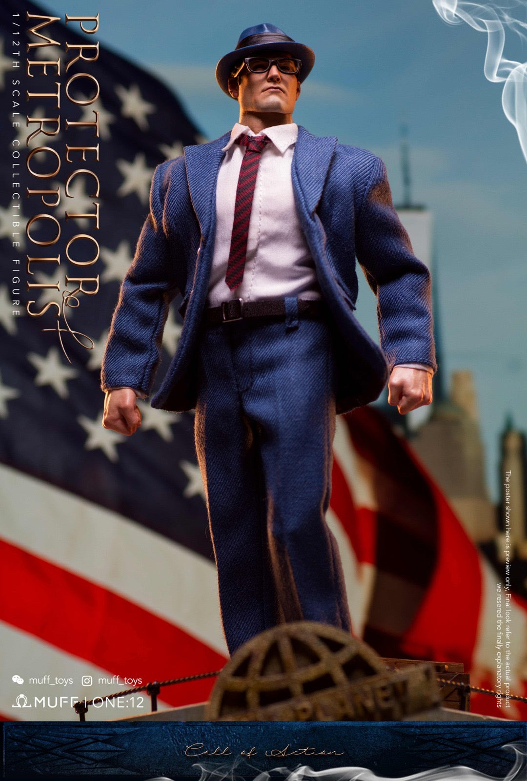 (Pre-Order) Muff Toys (MF05) 1/12 Scale Protector of Metropolis Figure