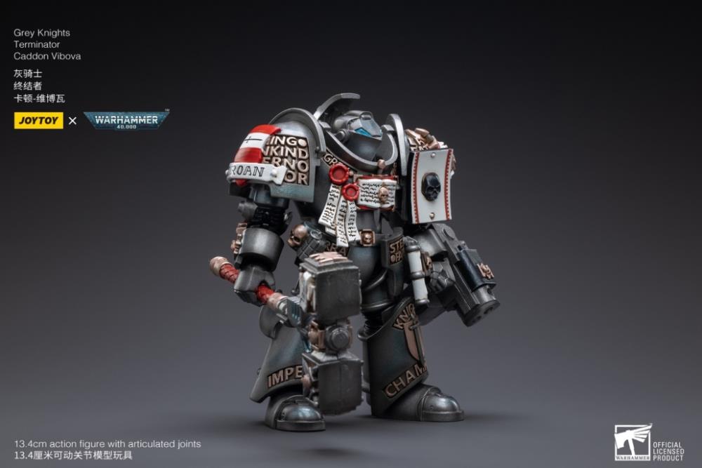 Warhammer 40K Grey Knights Terminator Caddon Vibova 1/18 Scale Figure (In Stock)