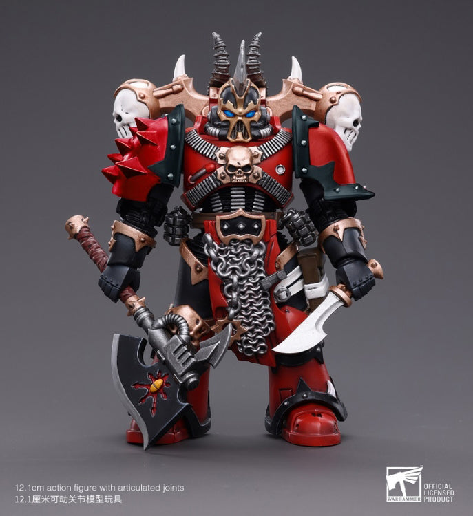 Warhammer 40K Chaos Space Marines Red Corsairs Exalted Champion Gotor the Blade 1/18 Scale Figure (In Stock)
