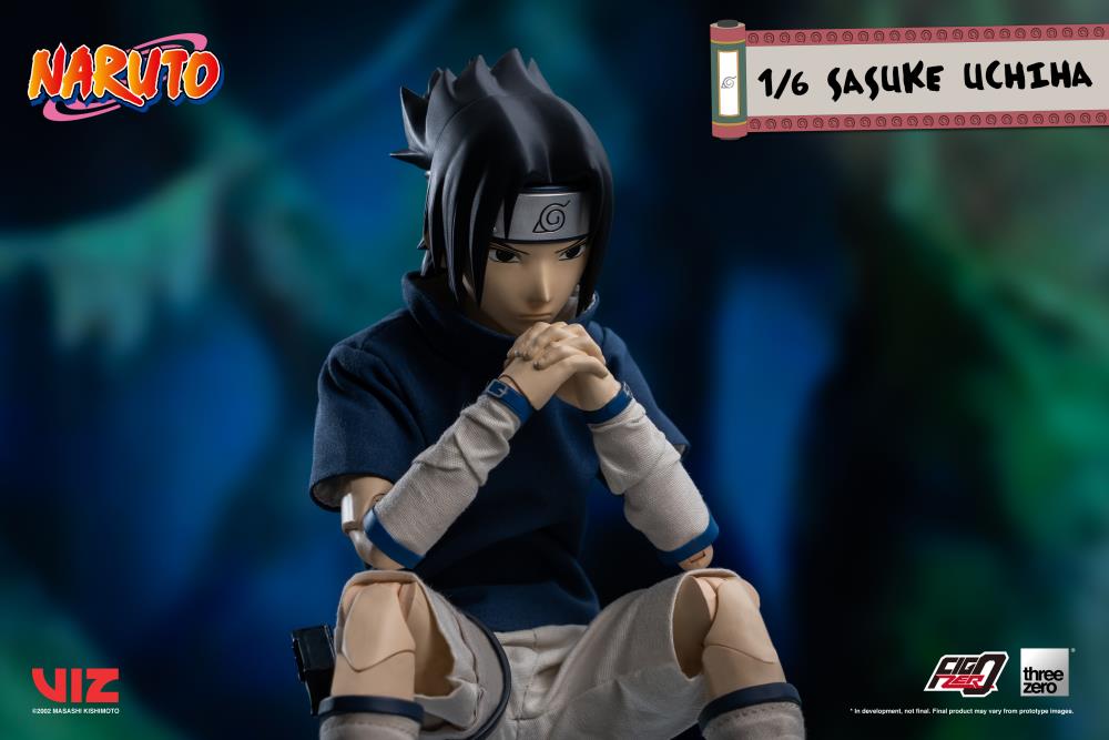(Pre-Order) Threezero Naruto FigZero Sasuke Uchiha 1/6 Scale Collectible Figure