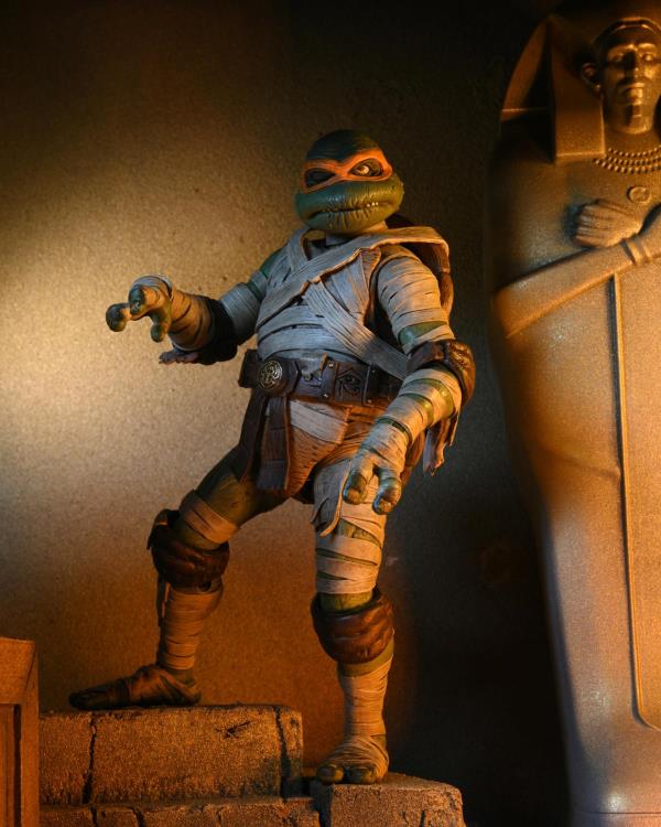 Neca Ninja Teenage Mutant Ninja Turtles Ultimate Michelangelo as The Mummy (In Stock)