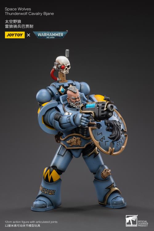 Warhammer 40K Space Wolves Thunderwolf Cavalry Bjane 1/18 Scale Figure (In Stock)