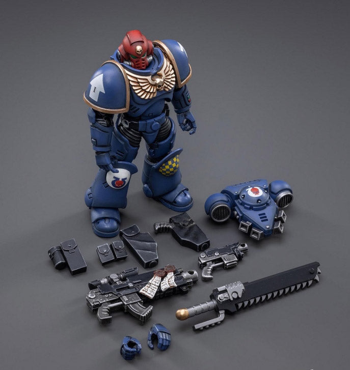 Warhammer 40K Ultramarines Heroes of the Chapter Brother Veteran Sergeant Castor 1/18 Scale Figure (In Stock)