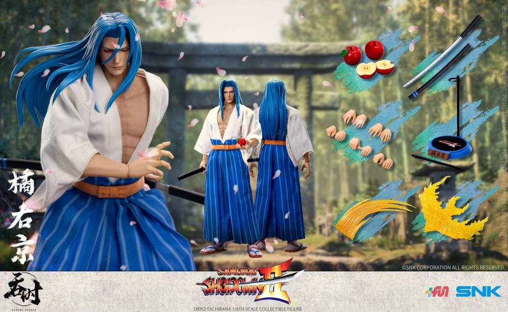 (Pre-Order) Tunshi Studio Samurai Shodown II Ukyo Tachibana 1/6 Scale Figure
