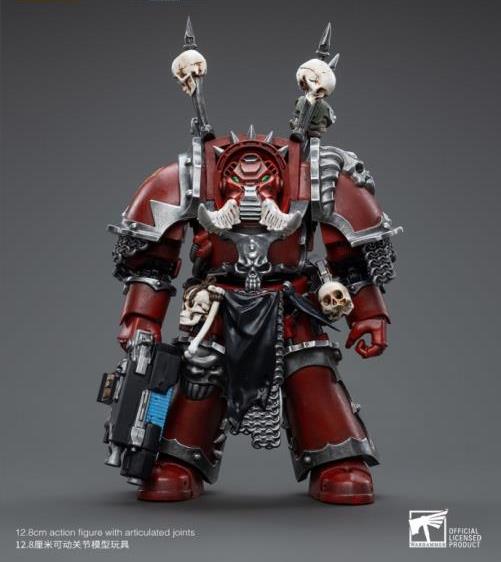 Warhammer 40k Chaos Space Marines Word Bearers Chaos Terminator Garchak Vash 1/18 Scale Figure (In Stock)
