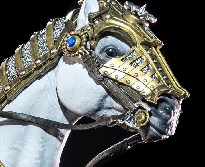 Mythic Legions: Necronominus Bishop (Sir Gideon Heavensbrand’s Horse) Figure (In Stock)