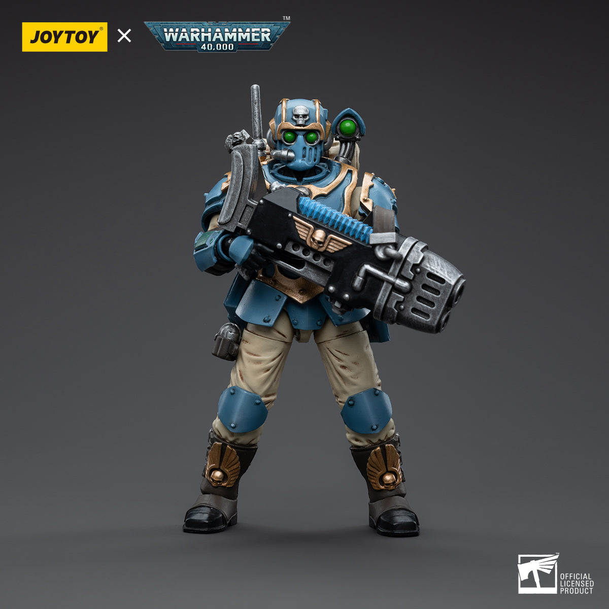 Warhammer 40K Astra Militarum Tempestus Scions 55th Kappic Eagles Plasma Gunner 1/18 Scale Figure (In Stock)