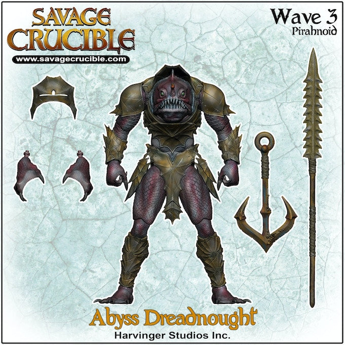 (Pre-Order) Harvinger Studios Savage Crucible Wave 3 Abyss Dreadnought - Pirahnoid
