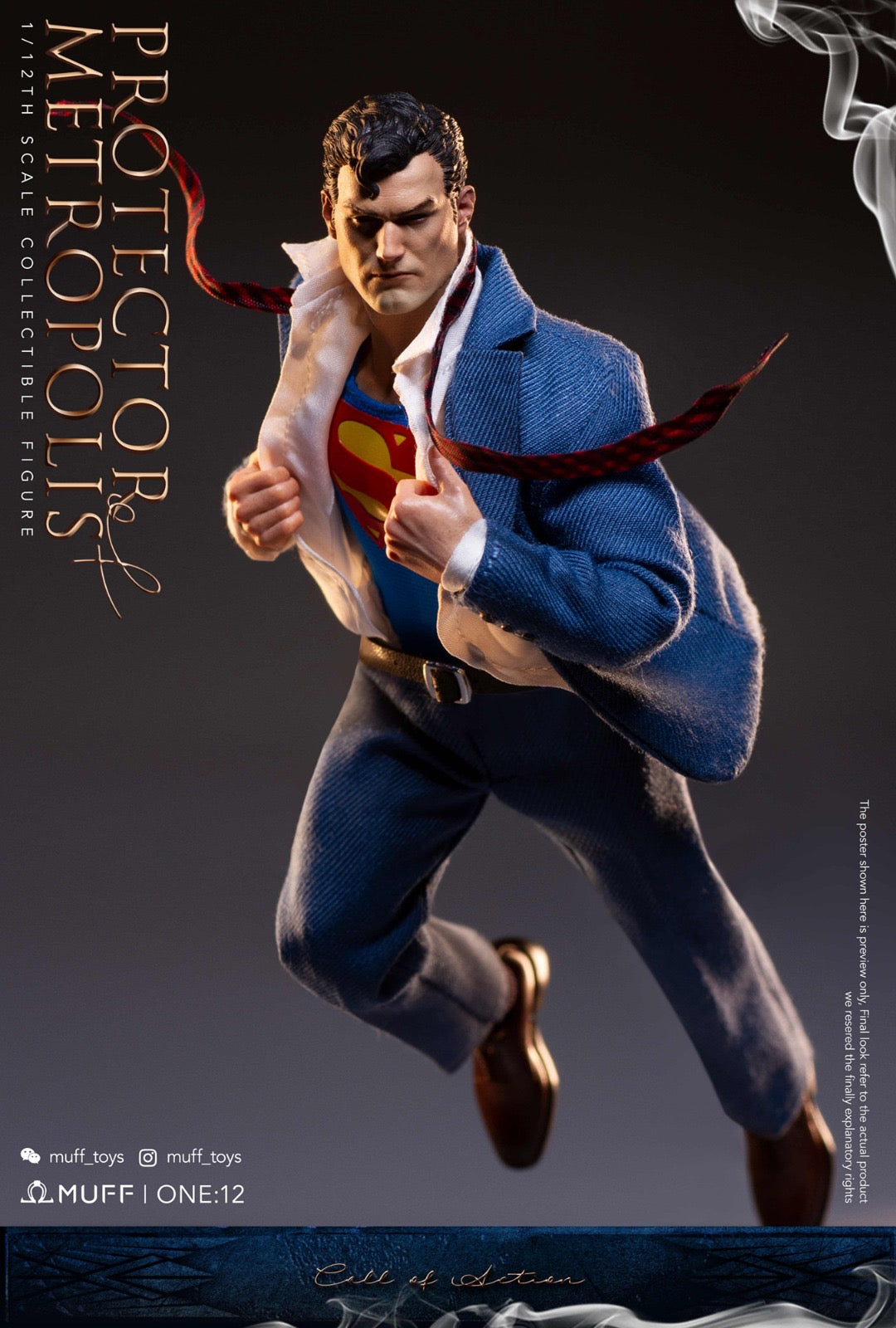 (Pre-Order) Muff Toys (MF05) 1/12 Scale Protector of Metropolis Figure
