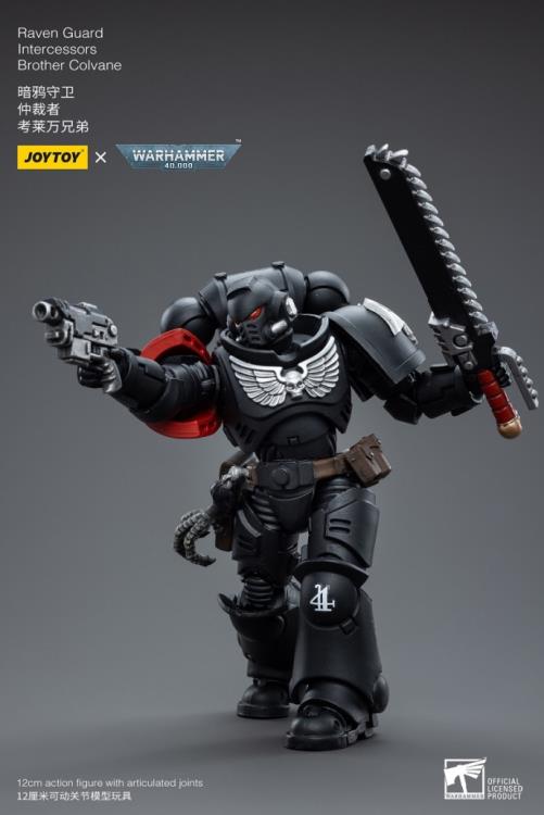 Warhammer 40K Raven Guard Intercessors Brother Colvane 1/18 Scale Figure (In Stock)