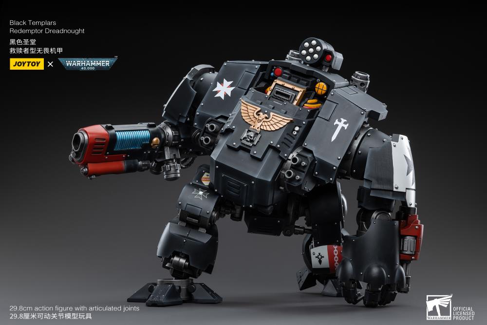 Warhammer 40K Black Templars Redemptor Dreadnought 1/18 Scale Figure (In Stock)