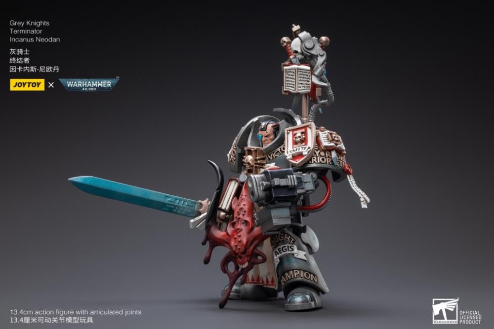 Warhammer 40K Grey Knights Terminator Incanus Neodan 1/18 Scale Figure (In Stock)
