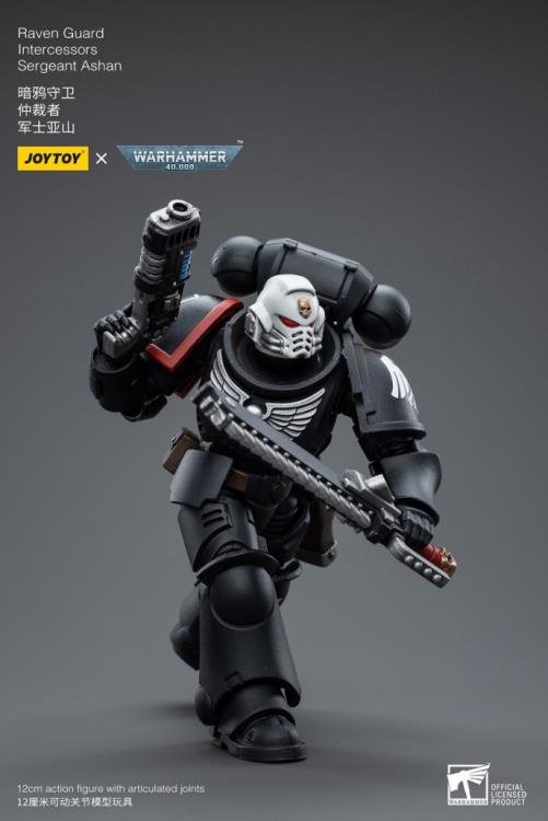Warhammer 40K Raven Guard Intercessors Sergeant Ashan 1/18 Scale Figure (In Stock)