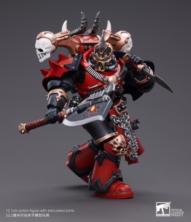 Warhammer 40K Chaos Space Marines Red Corsairs Exalted Champion Gotor the Blade 1/18 Scale Figure (In Stock)