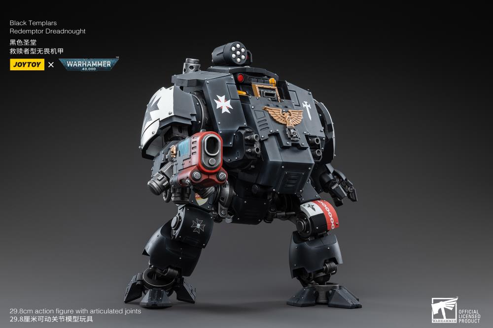 Warhammer 40K Black Templars Redemptor Dreadnought 1/18 Scale Figure (In Stock)