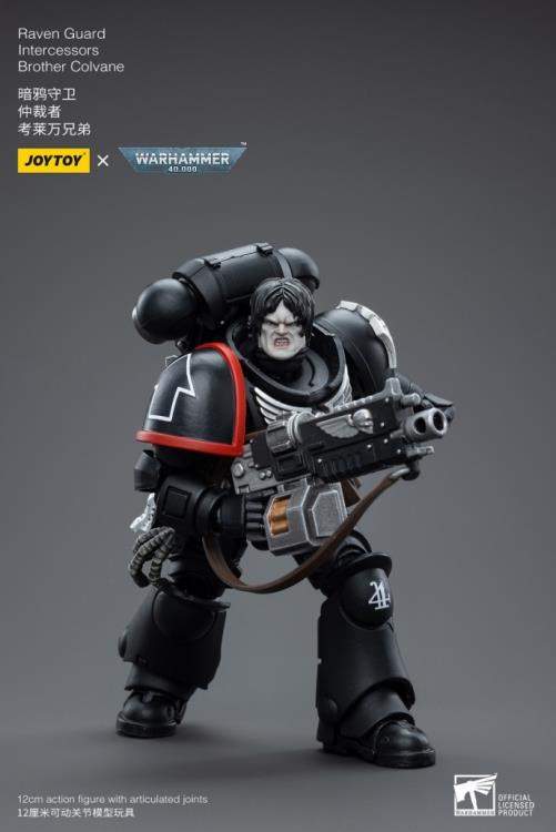 Warhammer 40K Raven Guard Intercessors Brother Colvane 1/18 Scale Figure (In Stock)
