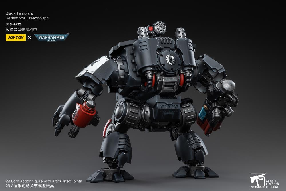Warhammer 40K Black Templars Redemptor Dreadnought 1/18 Scale Figure (In Stock)