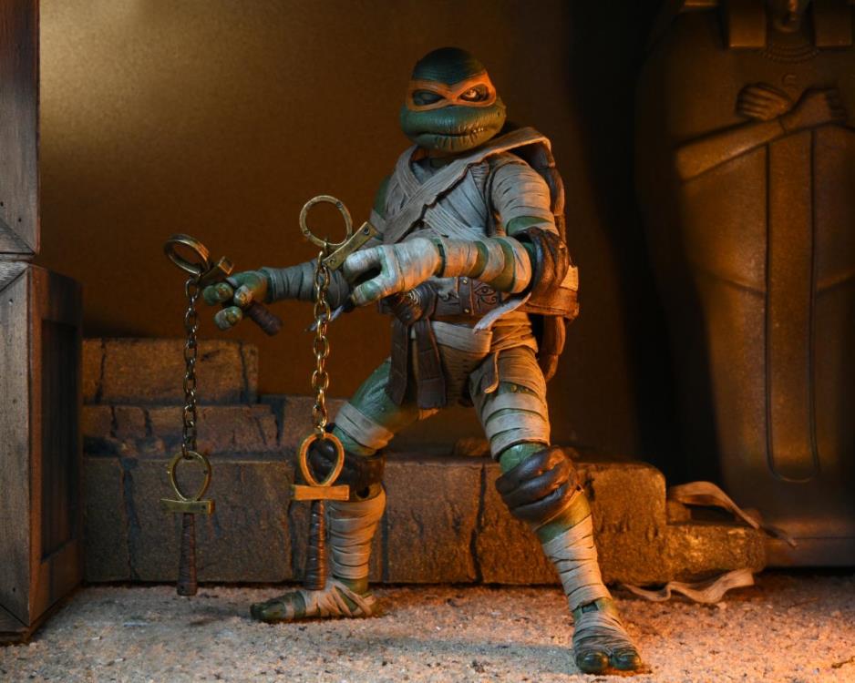 Neca Ninja Teenage Mutant Ninja Turtles Ultimate Michelangelo as The Mummy (In Stock)